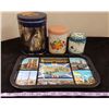 Image 1 : 3 X Vintage Tins & London Tray
