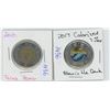 Image 1 : 2017 Colorized Glow in the Dard 2 Dollar Canadian Coin