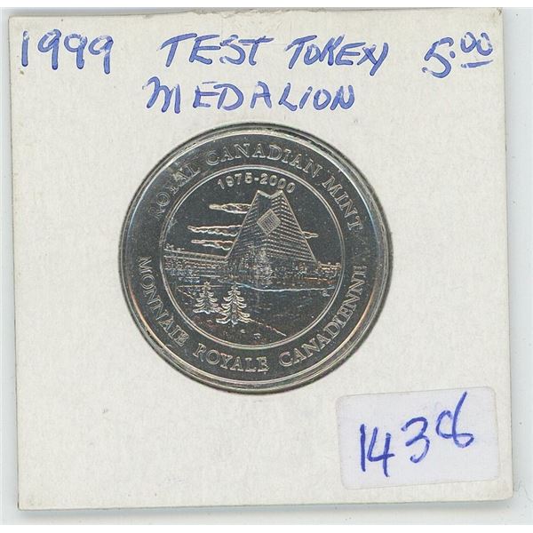 1999 Test Token Medalion