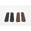 Image 1 : 2 Sets of 1911 Pistol Grips Brown / Black