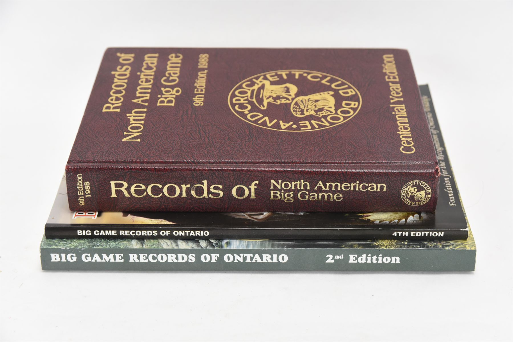 Box Lot Big Game Record Books