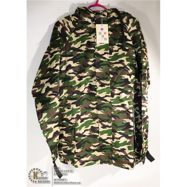 NEW CAMOUFLAGE WINDBREAKER SIZE XL