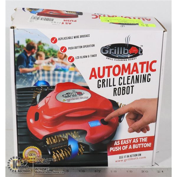 NEW "GRILLBOT" AUTOMATIC BBQ