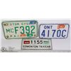 Image 1 : VINTAGE LICENSE PLATES- TAXI & MOTORCYCLE  (3)
