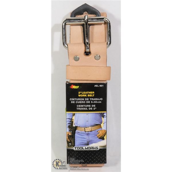 2“ LEATHER WORK BELT