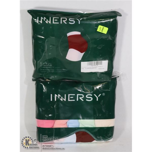 TWO 5 PACKS INNERSY HIGH WAIST WOMAN'S UNDERWEAR