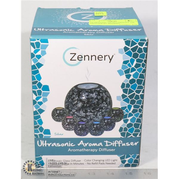 ULTRASONIC AROMATHERAPY AIR DIFFUSER BY ZENNERY