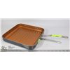 Image 1 : GOTHAM NON-STICK ALUMINUM/COPPER 10.5" GRILL PAN