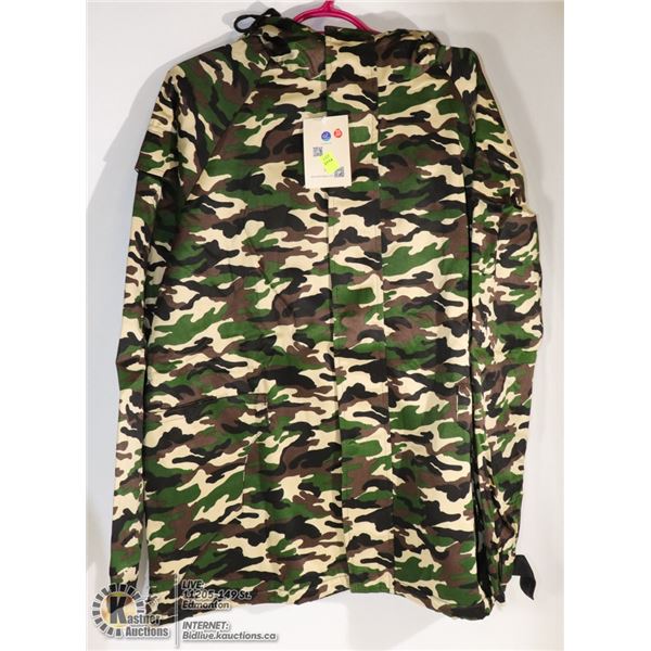 NEW CAMOUFLAGE WINDBREAKER SIZE XL