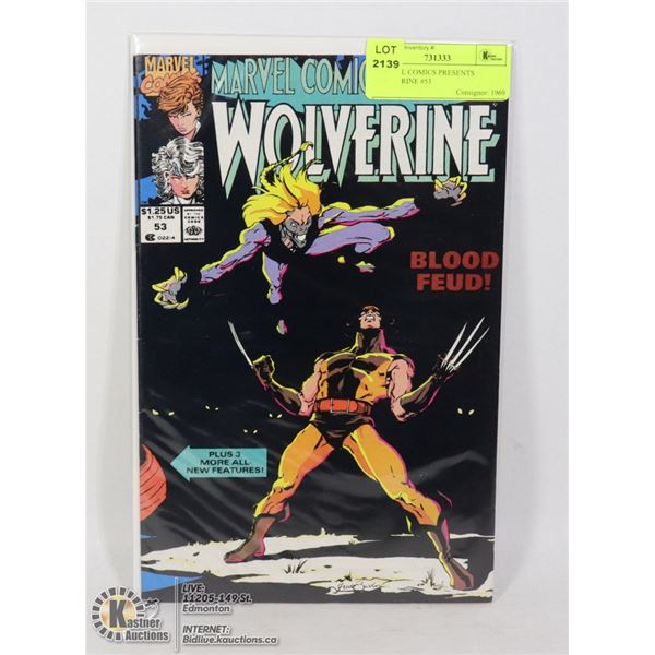 MARVEL COMICS PRESENTS WOLVERINE #53