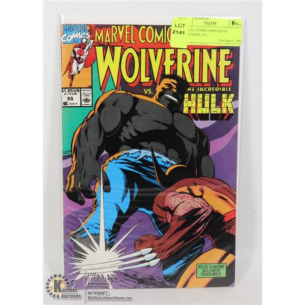 MARVEL COMICS PRESENTS WOLVERINE #55