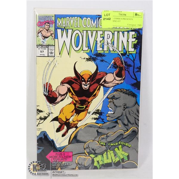 MARVEL COMICS PRESENTS WOLVERINE #57
