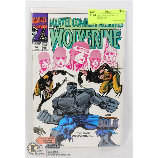 MARVEL COMICS PRESENTS WOLVERINE #59
