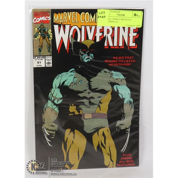 MARVEL COMICS PRESENTS WOLVERINE #51