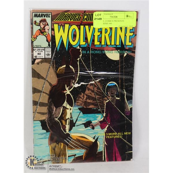 MARVEL COMICS PRESENTS WOLVERINE #40