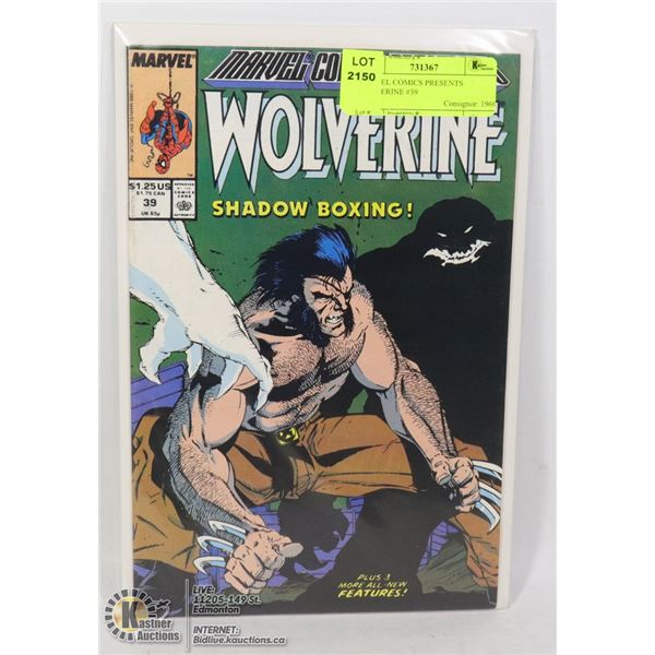 MARVEL COMICS PRESENTS WOLVERINE #39