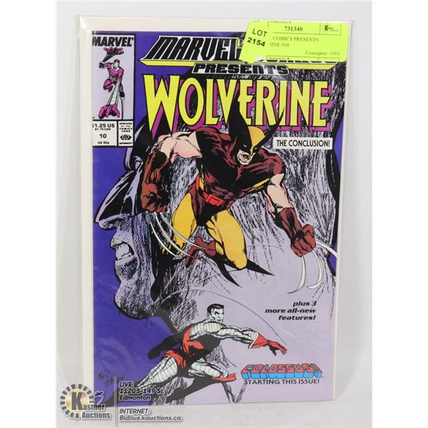 MARVEL COMICS PRESENTS WOLVERINE #10