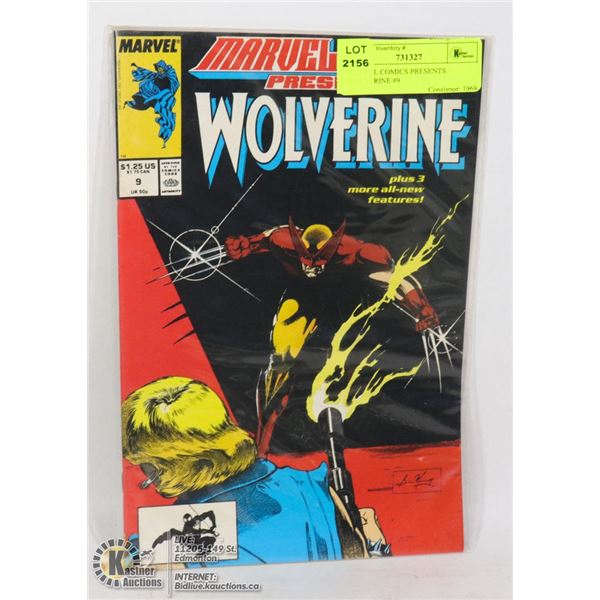 MARVEL COMICS PRESENTS WOLVERINE #9