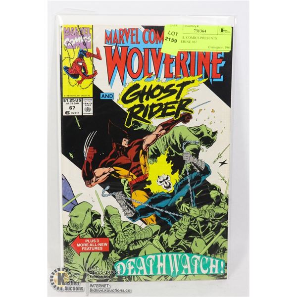 MARVEL COMICS PRESENTS WOLVERINE #67