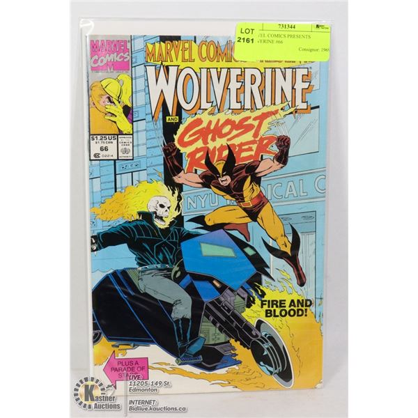 MARVEL COMICS PRESENTS WOLVERINE #66