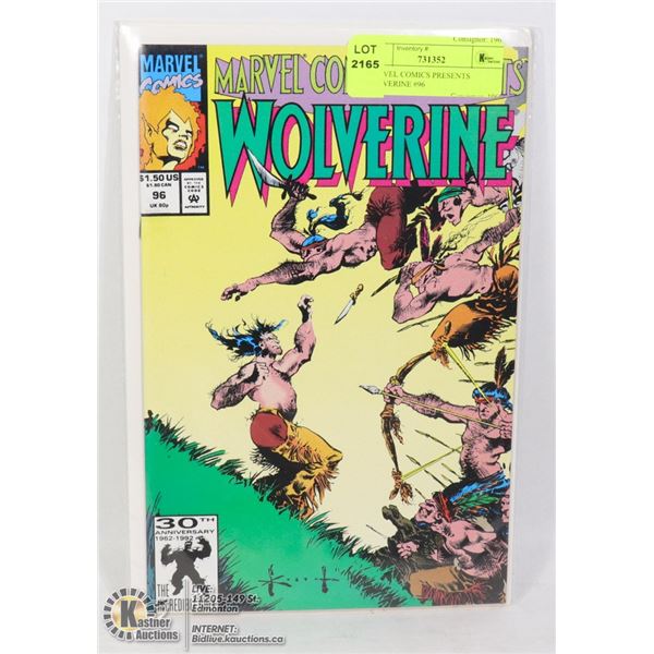 MARVEL COMICS PRESENTS WOLVERINE #96