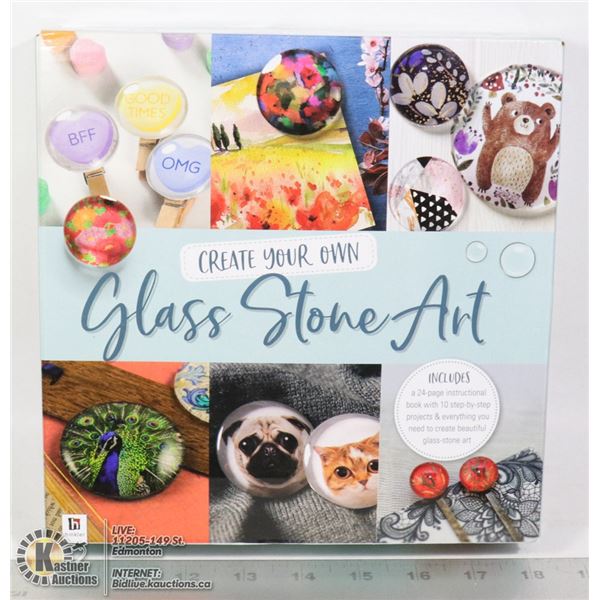 NEW CREATE YOUR OWN GLASS STONE KIT