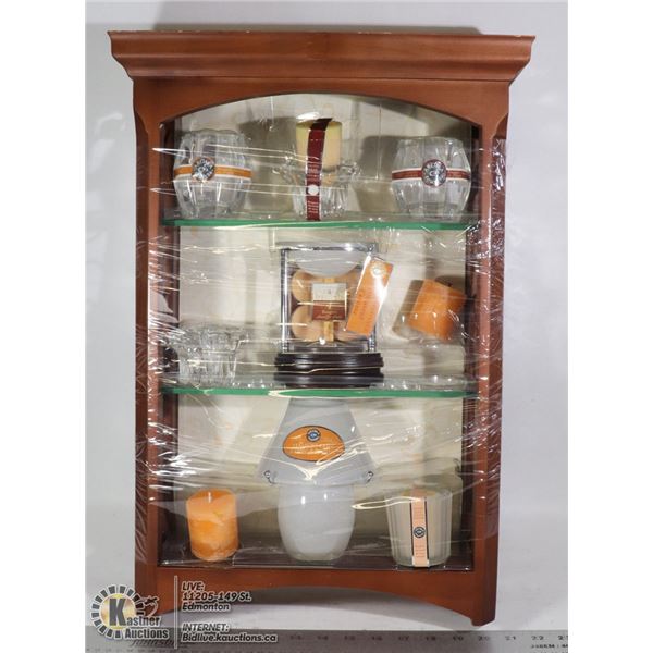 NEW MOOD THERAPY CANDLE COLLECTION IN WOOD CURIO