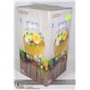 Image 1 : NEW 6L GLASS DRINK DISPENSER WITH METAL STAND