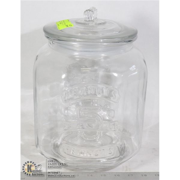 LARGE PEANUT / CANDY DISPLAY JAR