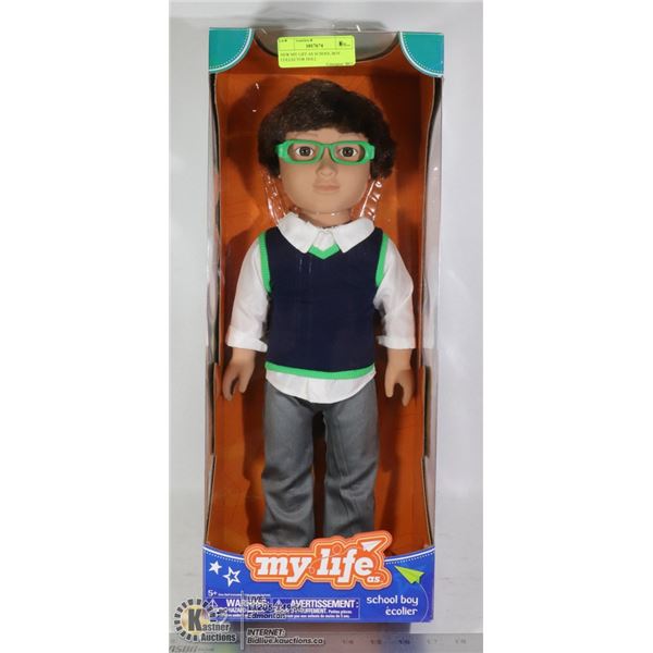 NEW MY LIFE AS SCHOOL BOY COLLECTOR DOLL