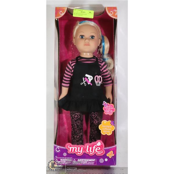 MY LIFE AS HAIRSTYLIST COLLECTOR DOLL