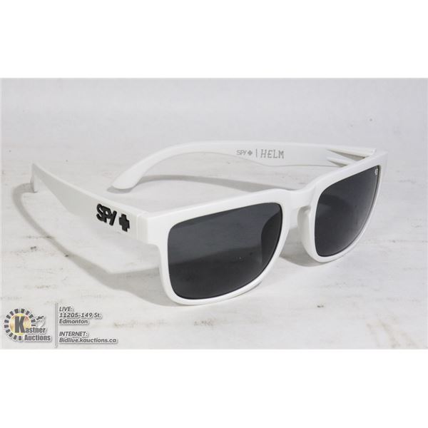 PAIR OF NEW BLACK/WHITE SPY SUNGLASSES