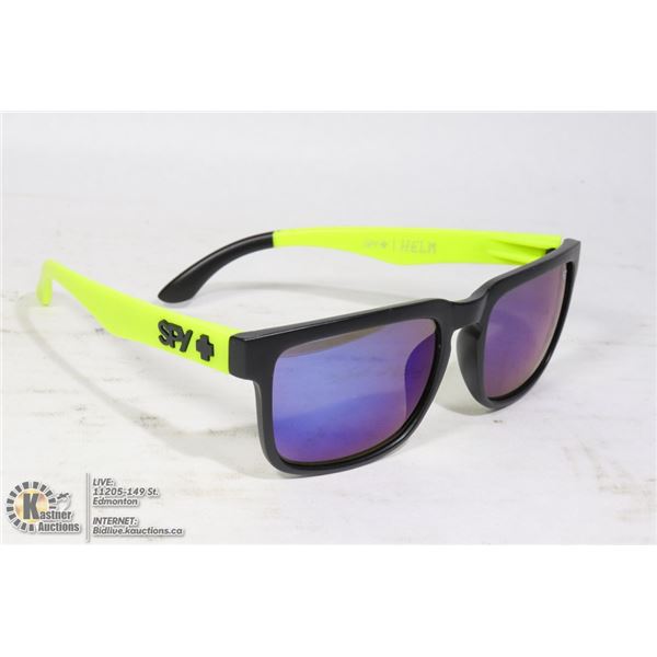 NEW SPY SUNGLASSES GREEN AND BLACK