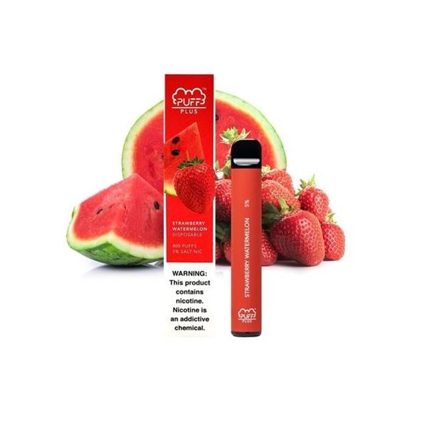 800 PUFFS PLUS E-CIGARETTE STRAWBERRY WATERMELON