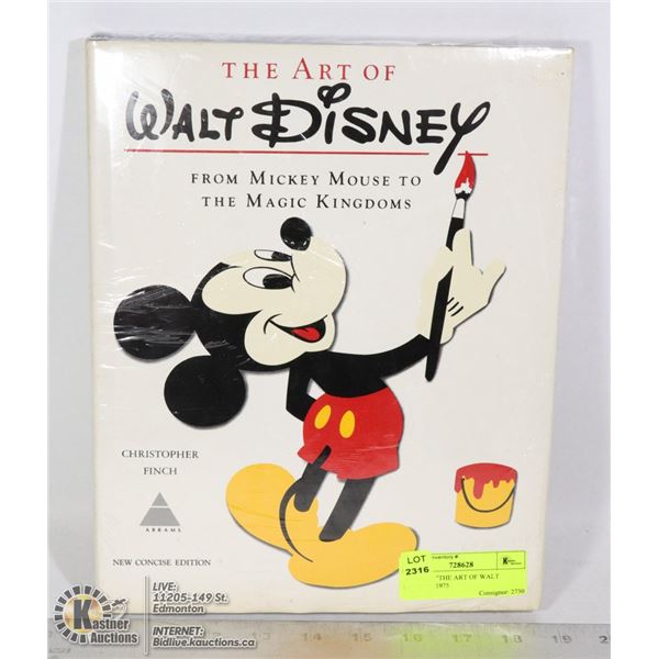 VINTAGE "THE ART OF WALT DISNEY"- 1975