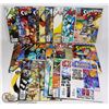 Image 1 : BOX WITH 30 MOSTLY SUPERMAN COMICS