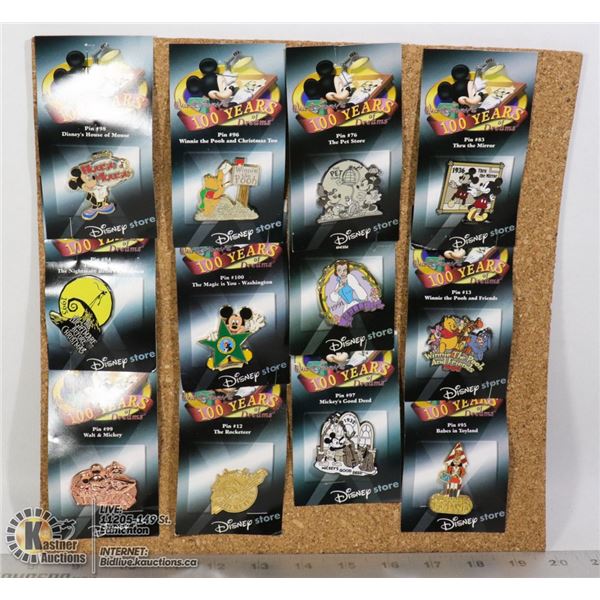 NEW DISNEY STORE 12 DREAM PINS