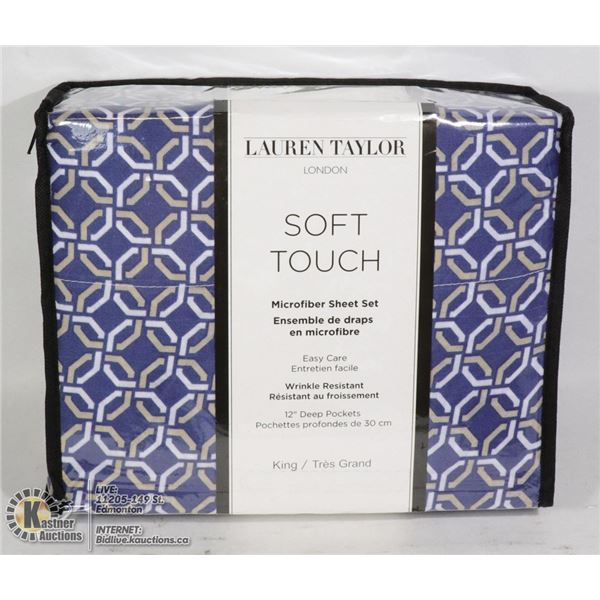 NEW KING SIZE MICROFIBER SHEET SET