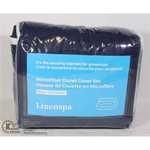 LINENSPA MICROFIBER DUVET COVER SET