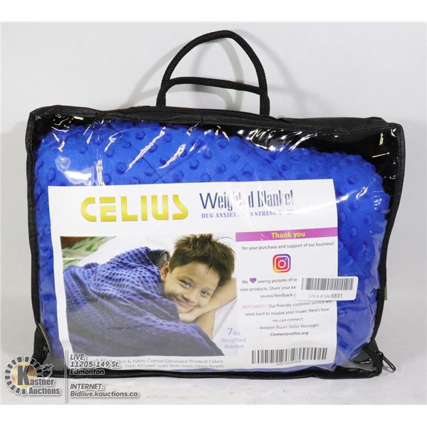 CELIUS 7 LBS WEIGHTED BLANKET
