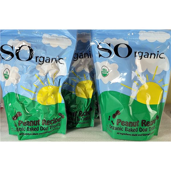 33)  LOT OF 6 FACTORY SEALED ORGANIC PEANUT