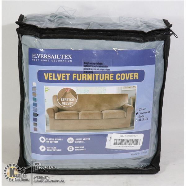 VELVET FURNITURE COVER LOVESEAT