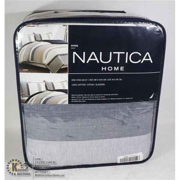 NAUTICA KING SIZE QUILT