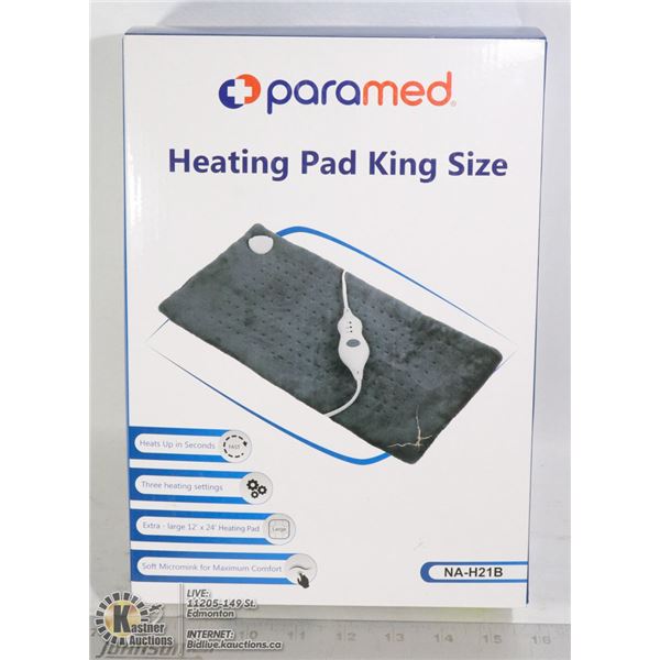 PARAMED HEATING PAD KING SIZE