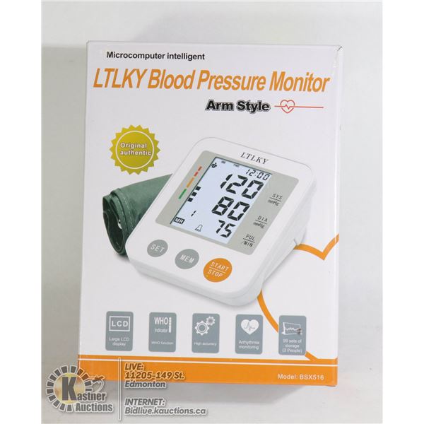 LTLKY BLOOD PRESSURE MONITOR ARM STYLE