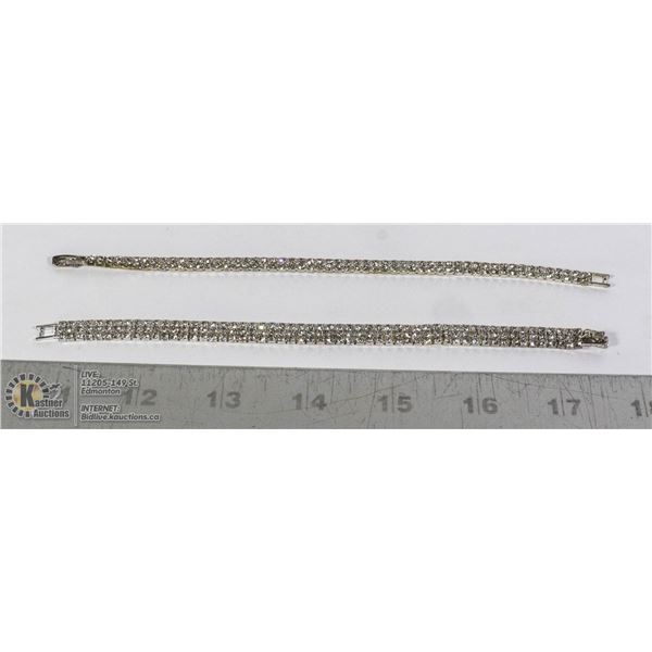 PAIR OF NEW TENNIS BRACELETS