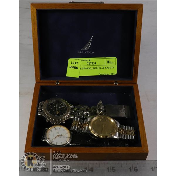 VINTAGE SPAZIO, ROLEX, & SAFETY WATCH