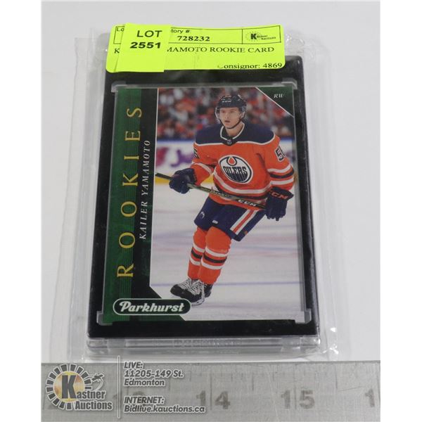 KAILER YAMAMOTO ROOKIE CARD