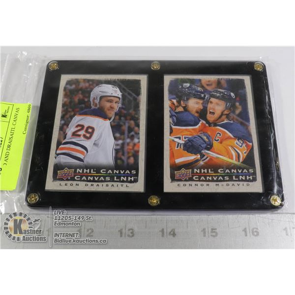 MCDAVID AND DRAISAITL CANVAS