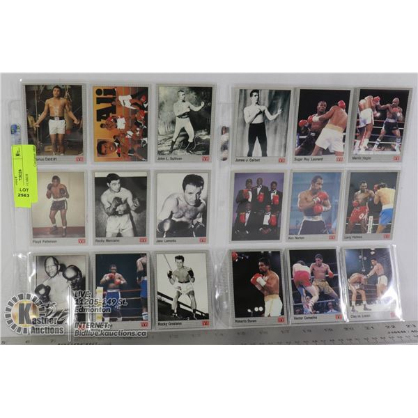 19 BOXING CARDS